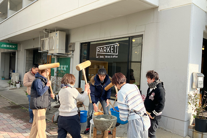 PARKET餅つき